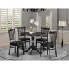 East West Furniture 5 Pc Kitchen Table Set-table And 4 Kitchen Chairs