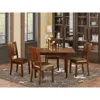 East West Furniture 5 Pc Small Dinette Set - Table With Leaf And 4 Kitchen Chairs