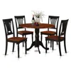 East West Furniture 5 Pc Small Kitchen Table And Chairs Set-table And 4 Dinette Chairs