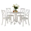 East West Furniture 5 Pc Small Kitchen Table Set-small Table And 4 Dinette Chairs
