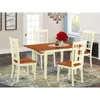 East West Furniture 5 Pctable And Chairs Set For 4-dinette Table And 4 Kitchen Dining Chairs