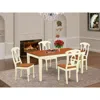 East West Furniture 5 Pctable And Chairs Set For 4-table And 4 Dining Chairs