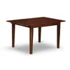 East West Furniture 5 Piece Dinette Set Consists Of A Rectangle Dining Table With Butterfly Leaf