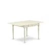 East West Furniture 5 Piece Dining Room Set Contains A Rectangle Kitchen Table With Dropleaf