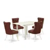 East West Furniture 5 Piece Dining Table Set
