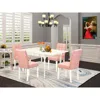 East West Furniture 5 Piece Dining Table Set