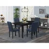 East West Furniture 5 Piece Dinner Table Set Consists A Dining Table