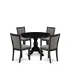 East West Furniture 5-piece Kitchen Room Table Set In Multi
