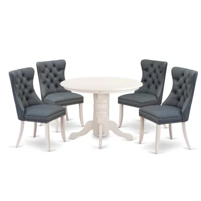 East West Furniture 5 Piece Kitchen Set