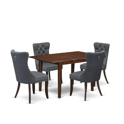 East West Furniture 5 Piece Kitchen Table Set