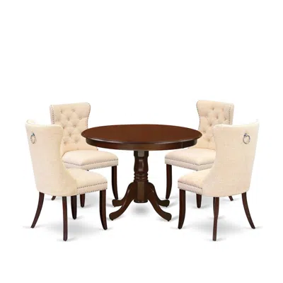 East West Furniture 5 Piece Kitchen Table Set