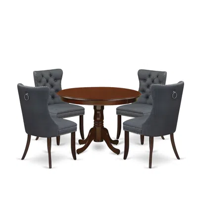 East West Furniture 5 Piece Kitchen Table Set