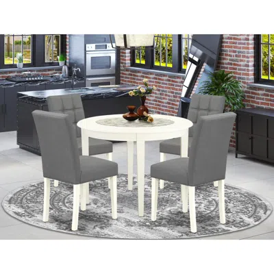 East West Furniture 5 Piece Kitchen Table Set
