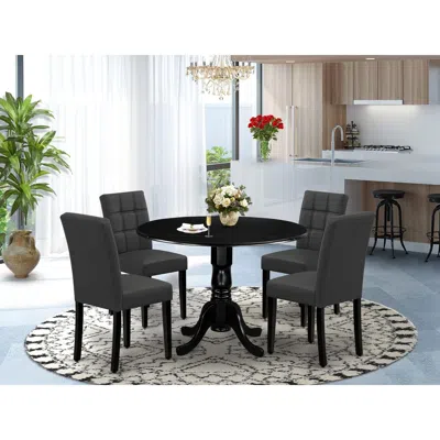 East West Furniture 5 Piece Kitchen Table Set
