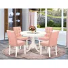 East West Furniture 5 Piece Kitchen Table Set Consists A Dinner Table