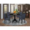 East West Furniture 5 Piece Kitchen Table Set Contain A Dining Table