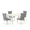 East West Furniture 5 Piece Kitchen Table Set For 4 Consists Of A Rectangle Dining Table