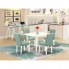 East West Furniture 5 Piece Mid Century Dining Set