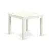 East West Furniture 5 Piece Modern Dining Table Set Contains A Square Kitchen Table In White