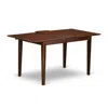 East West Furniture 6-pc Dining Room Set With Bench -tables With 4 Dining Chairs And Bench