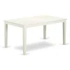 East West Furniture 6 Piece Dining Room Set Contains A Rectangle Dining Table