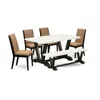 East West Furniture 6-piece Gorgeous Dining Table Set A Good Light Sable Dining Room Table Top And Light Sable Dining Be In Multi