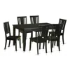 East West Furniture 7 Pc Dining Room Set For 6 -dining Table And 6 Chairs For Dining Chairs