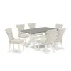 East West Furniture 7-pc Dining Room Table Set In Neutral
