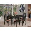 East West Furniture 7 Pcs Dining Room Sets -small Kitchen Table And 6 Kitchen Chairs