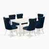 East West Furniture 7 Piece Dining Table Set Consists Of A Rectangle Kitchen Table