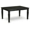 East West Furniture 9 Piece Dinner Table Set Consist Of A Dining Table In Black