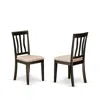East West Furniture Anc-cap-c Antique Dining Room Chair For Kitchen With Cushion Seat In Cappuccino Finish