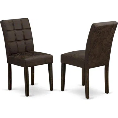 East West Furniture Austin Parsons Dining Chairs