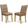 East West Furniture Austin Parsons Kitchen Chairs
