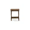 East West Furniture Bf-07-et Wood End Table With Open Storage Shelf - Modern Nightstand For Small Spaces, Stable And Stu