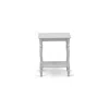 East West Furniture Bf-14-et Modern Nightstand With Open Storage Shelf - Mid Century Side Table For Small Spaces, Stable