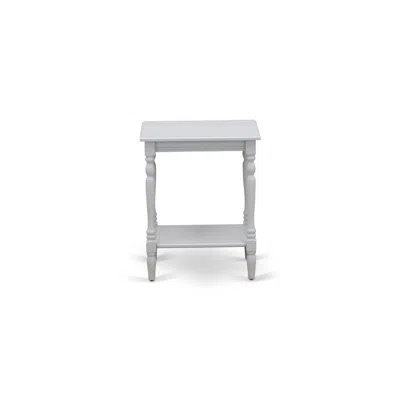 East West Furniture Bf-14-et Modern Nightstand With Open Storage Shelf - Mid Century Side Table For Small Spaces, Stable