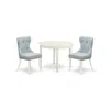 East West Furniture East-west Furniture Bosi3-whi-15 - A Kitchen Table Set Of 2 Wonderful Kitchen Chairs With Linen Fabr