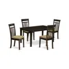 East West Furniture Cap5s-cap-c 5 Pc Formal Dining Room Set - Dining Table Top And 4 Dining Chairs