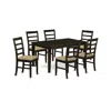 East West Furniture Capf7-cap-c 7 Pc Dining Room Set For 6-table And 6 Chairs For Dining Room