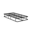 East West Furniture Dhtbblk Dothan Twin Size Bed Frame With Luxurious Style Headboard And Footboard - High Quality Metal