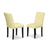East West Furniture Dining Chair Black, Abp1t73