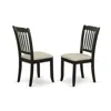 East West Furniture Dining Chair Black, Dac-blk-c