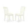 East West Furniture Dining Chair Linen White, Dac-lwh-c