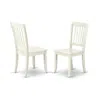 East West Furniture Dining Chair Linen White, Dac-lwh-w