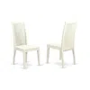 East West Furniture Dining Chair Linen White, Ipc-lwh-w