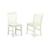 East West Furniture Dining Chair Linen White, Nfc-lwh-w
