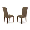 East West Furniture Dining Chair Mahogany, Enp3t18