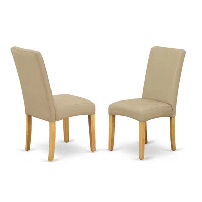 East West Furniture Dining Chair Oak, Drp4t16