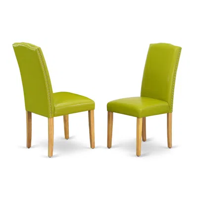 East West Furniture Dining Chair Oak, Enp4t51